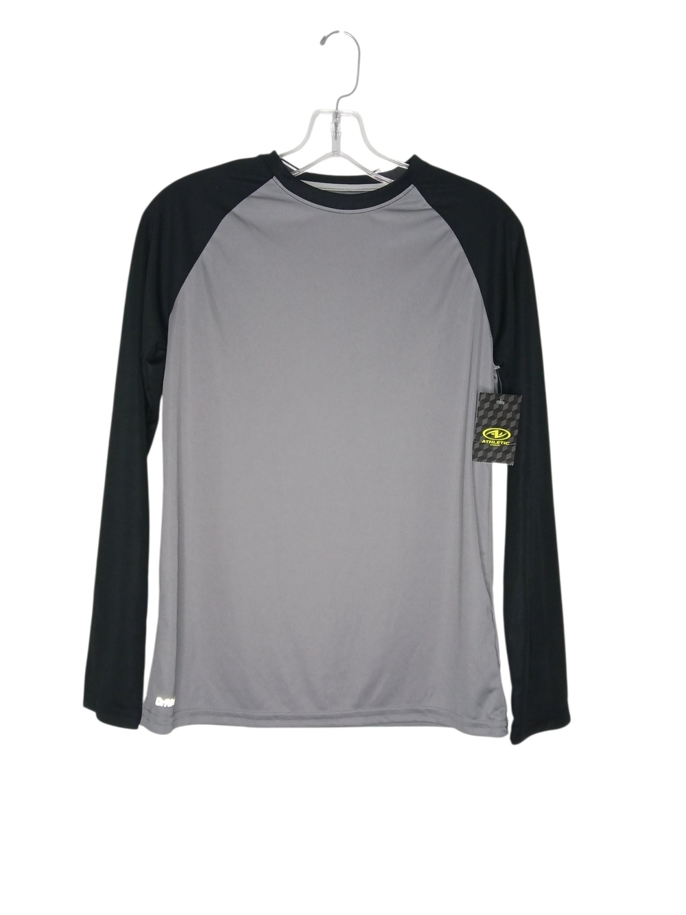 Athletic Works Boys Long Sleeve Shirt - Gray & Black